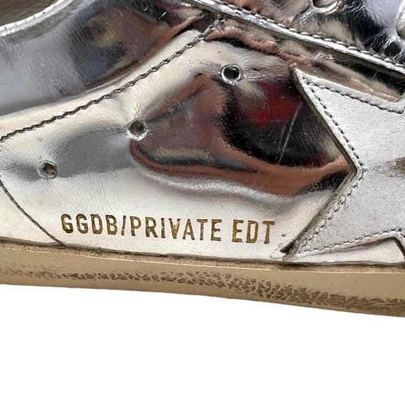 Golden Goose Authenticated  Superstars Exclusive Skater Silver Sneakers … - Picture 7 of 11